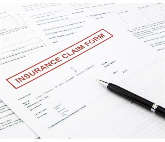 insurance claim form.